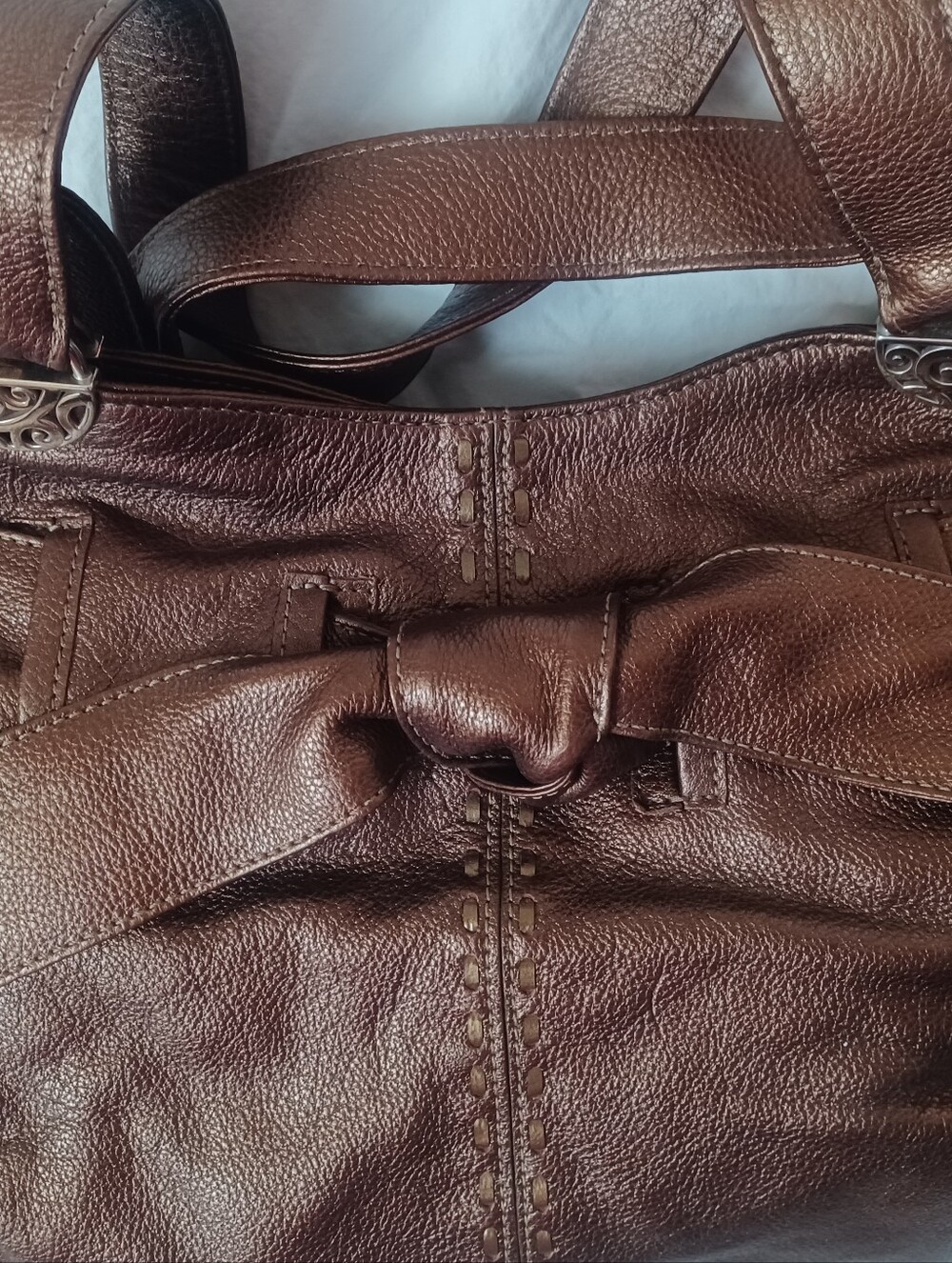 BRIGHTON PURSE. NWOT. BRONZE.